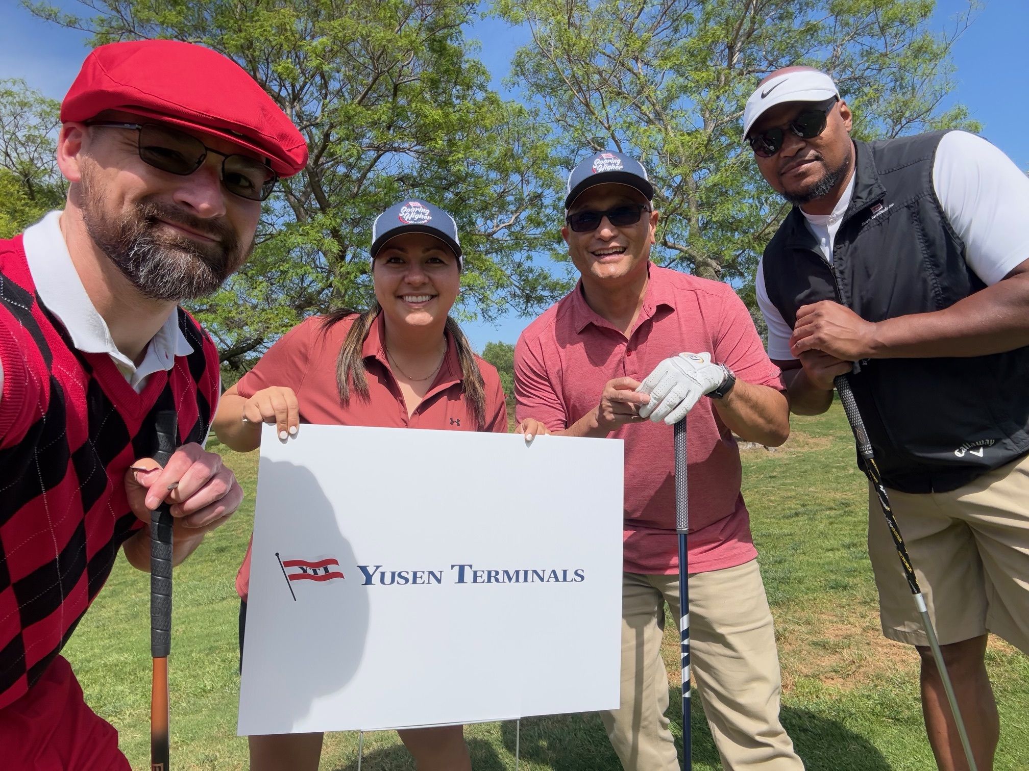 YTI Superstars at the LCA Golf Tournament